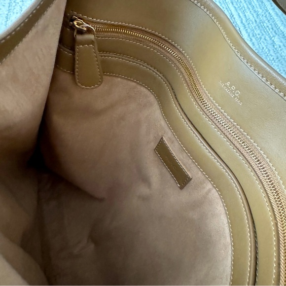 APC camel leather tote bag - Picture 3 of 6